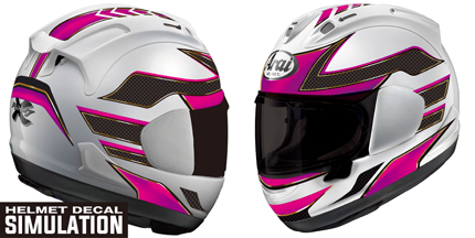 MET FASTER ARAI 04 PINK 01